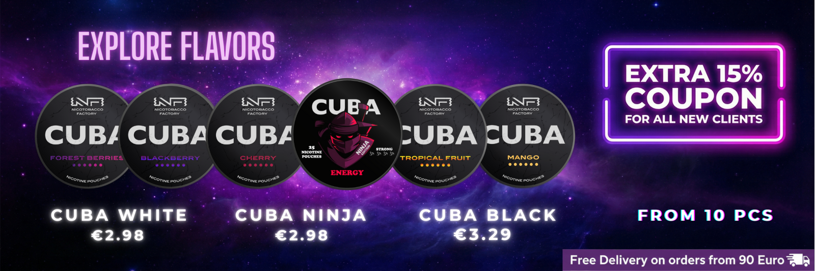 CUBA nikotiinipussit