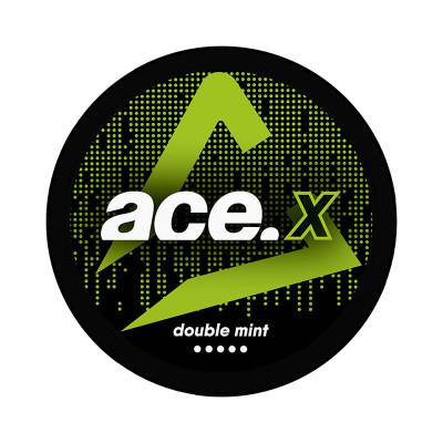 ACE X Double Mint 16mg/g snus