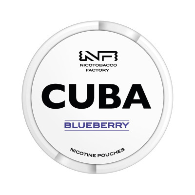 CUBA Blueberry Medium 16mg/g snus