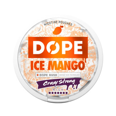 DOPE Ice Mango Crazy Strong 28.5mg/g snus