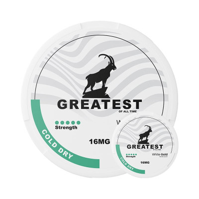 Greatest Cold Dry 16 Mega Can 16mg/g snus