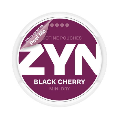 ZYN Black Cherry Mini Dry Extra Strong 15mg/g snus