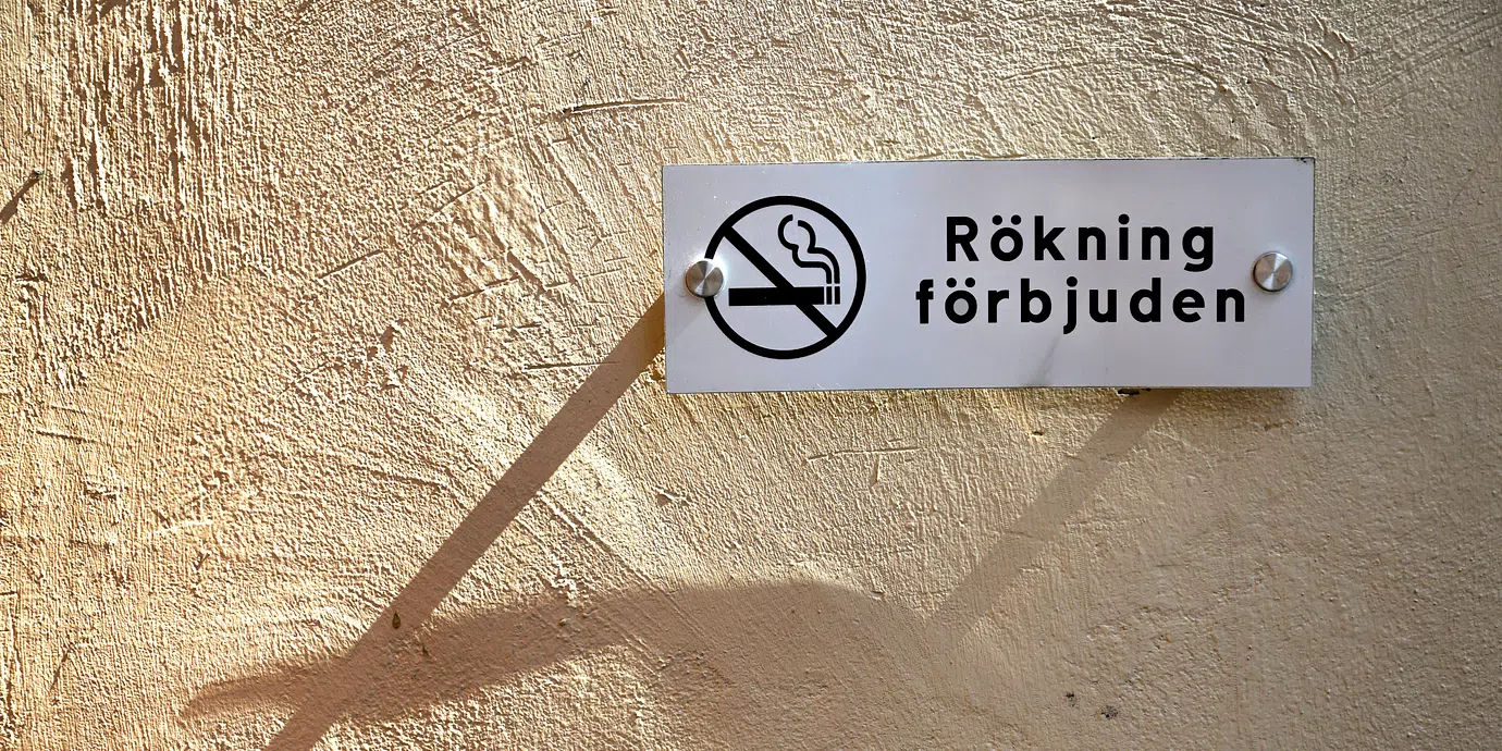 Ruotsi on nyt virallisesti savuton maa